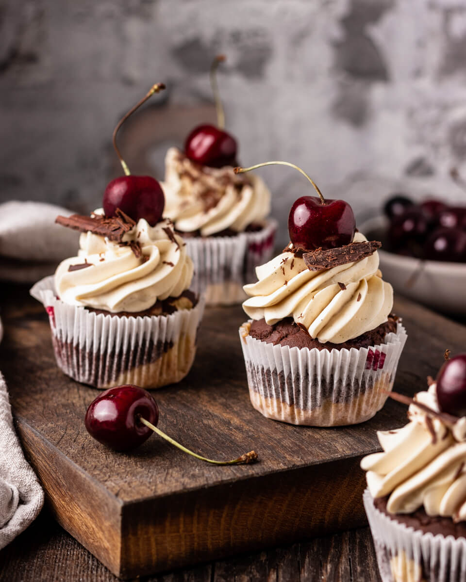 Foodfotografie Cupcakes mit Füllicht