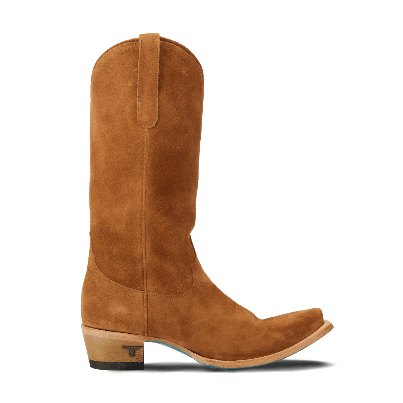 simple cowboy boots toffee suede