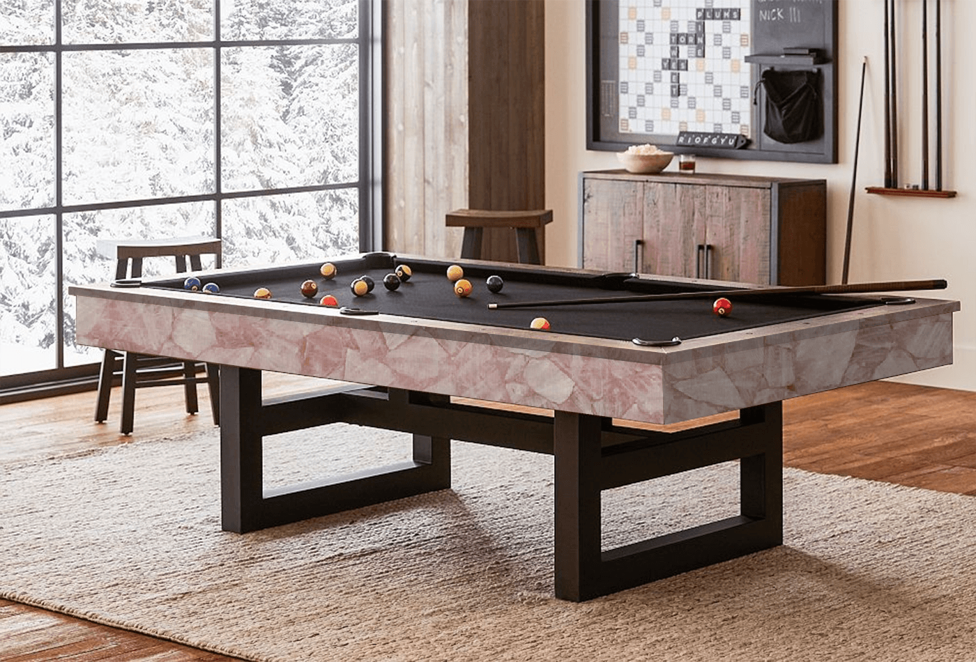 Billiards Table Made of Stone for a Fab Play Hub