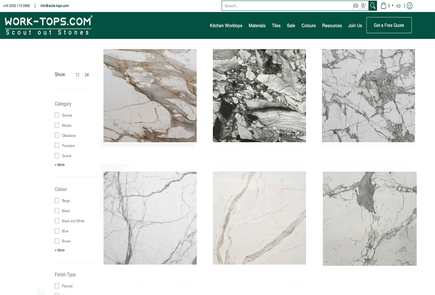 Calacatta Viola Porcelain Pick your favourite stone from us