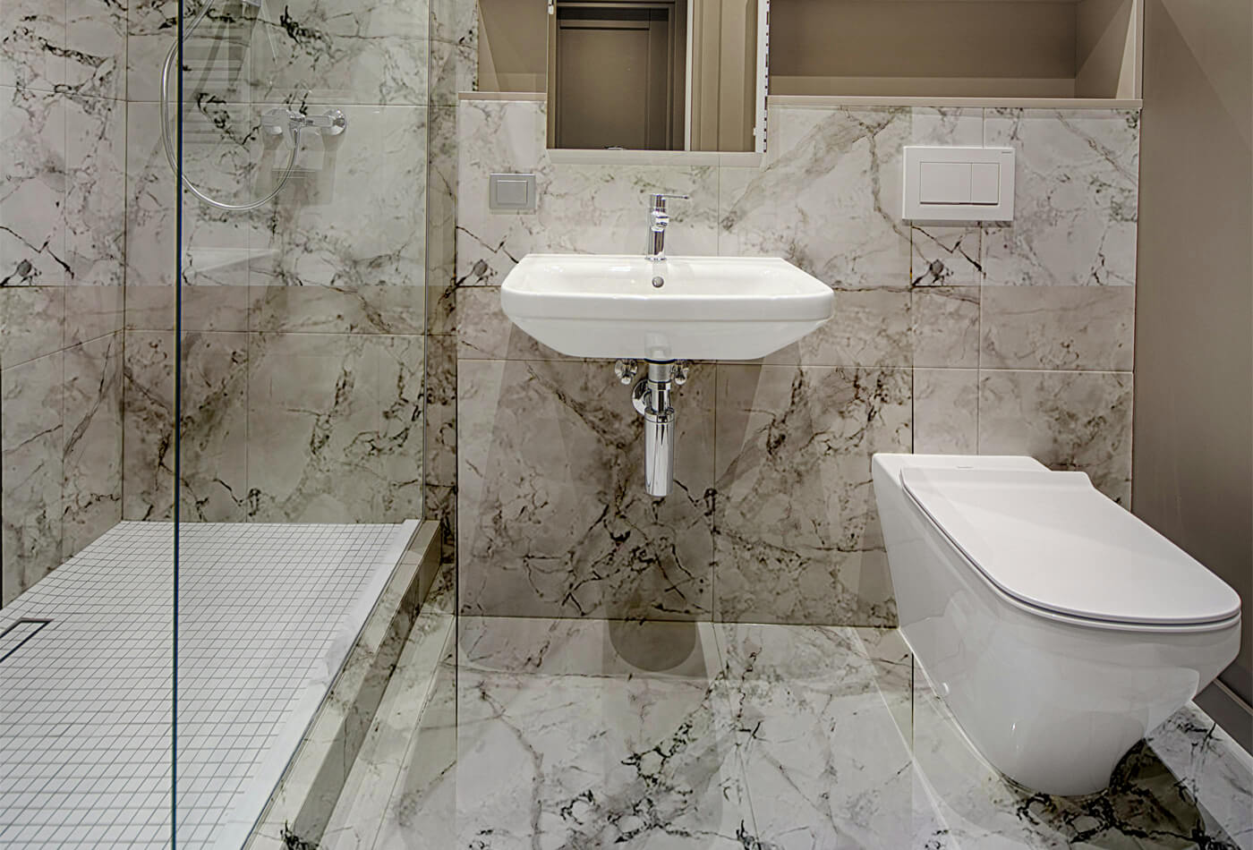 Marble in Bathrooms