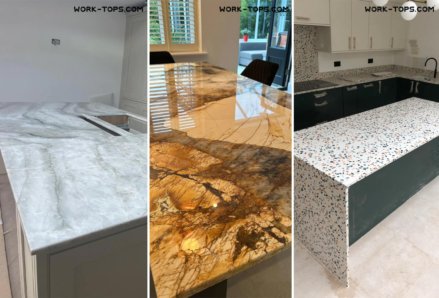 Countertop Material Options From Work-Tops: