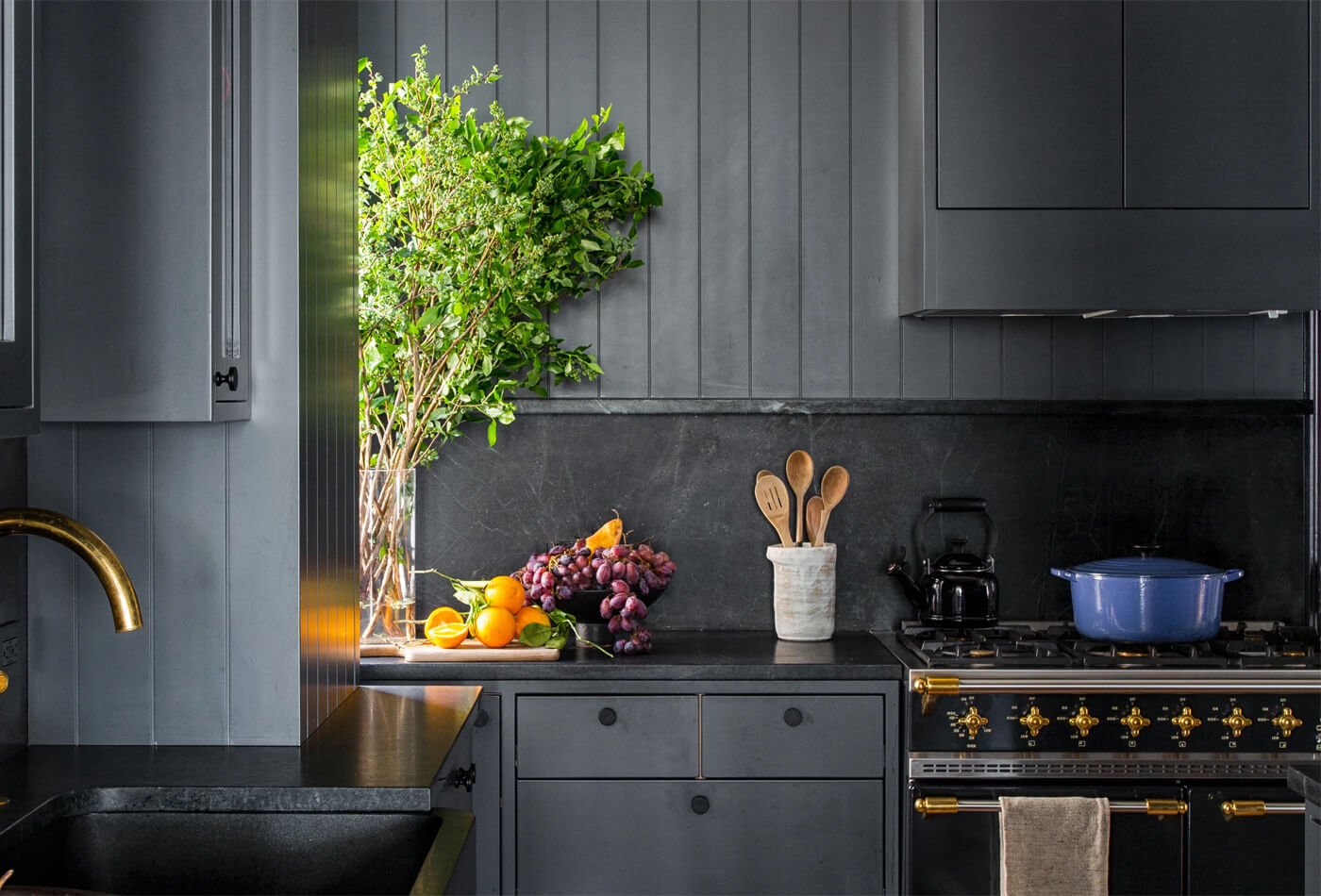 Our Dark & Moody Kitchen Reveal - Room for Tuesday