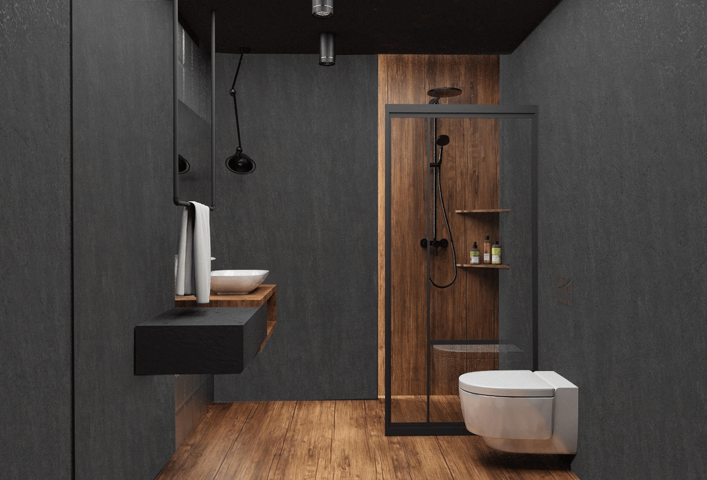 Dark Navy Blue Bathroom Ideas for Luxe Lavatories