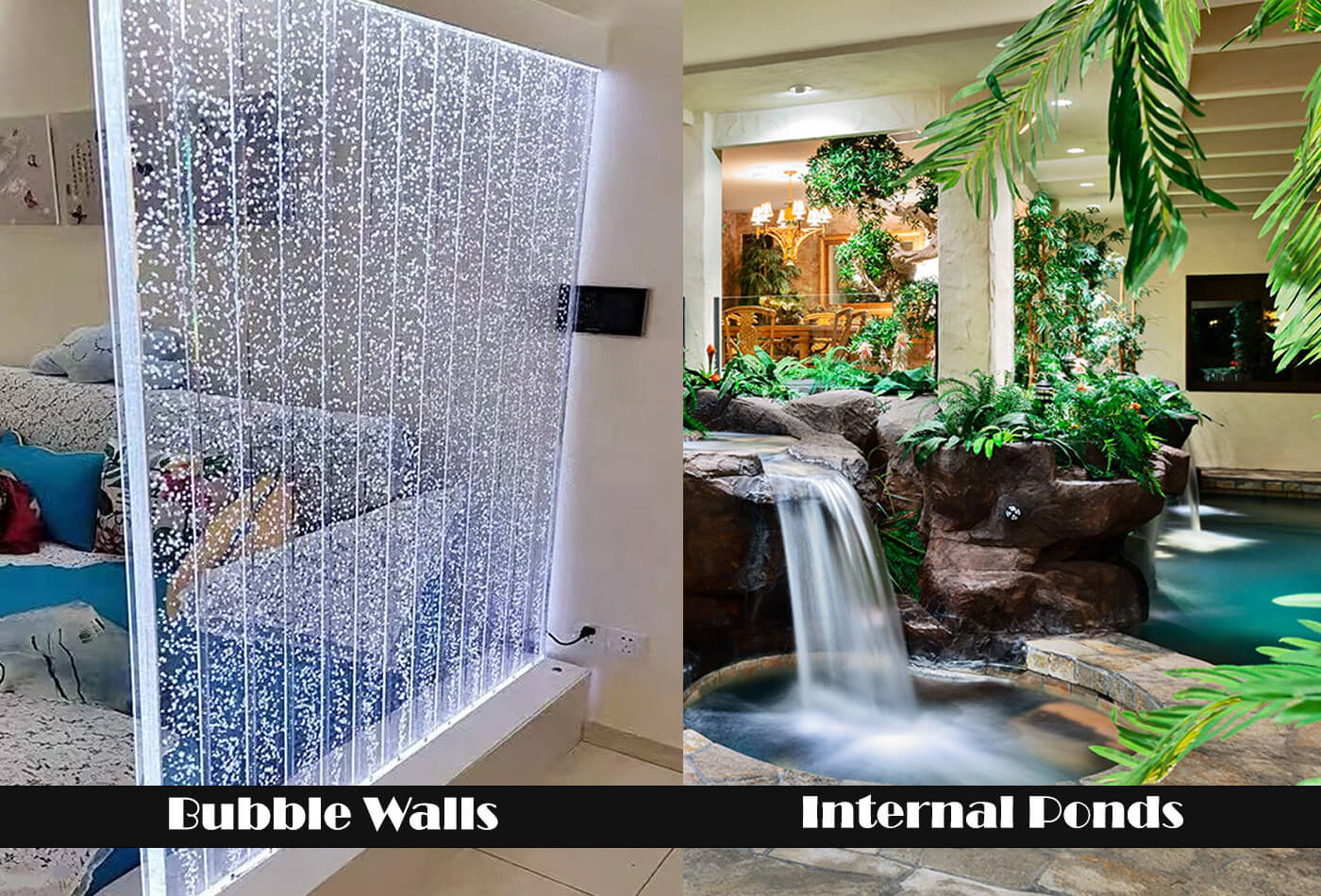 Different Types Of Indoor Water Features
