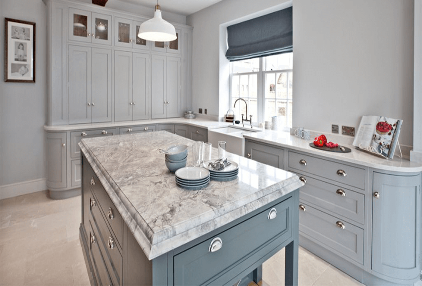 Do You Think Marble Stones Will Fit Your Small Georgian Kitchen