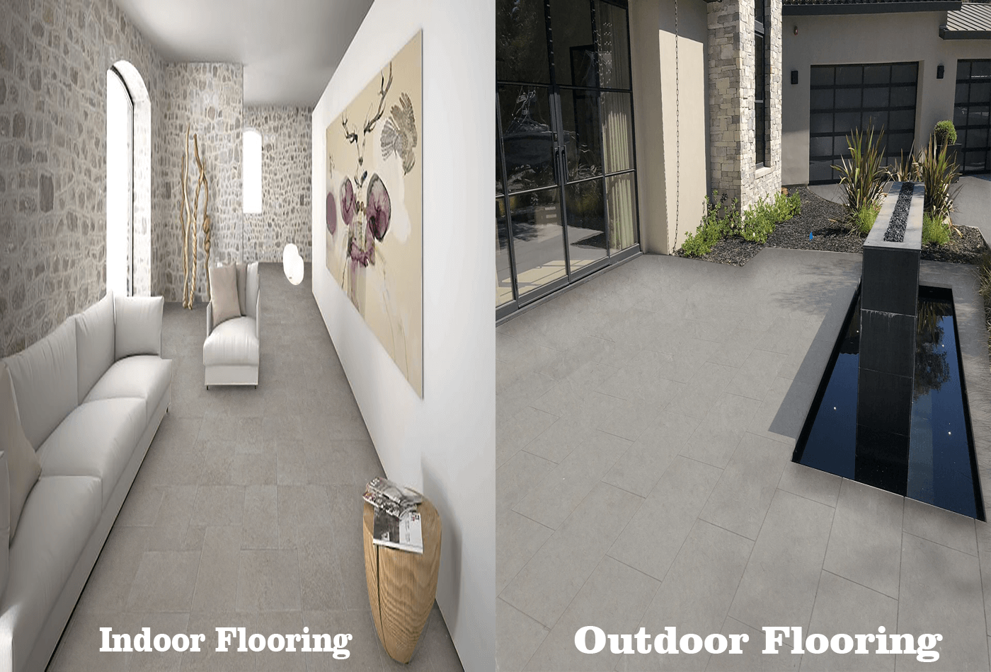 Indoor & Outdoor Flooring of Azul Limestone