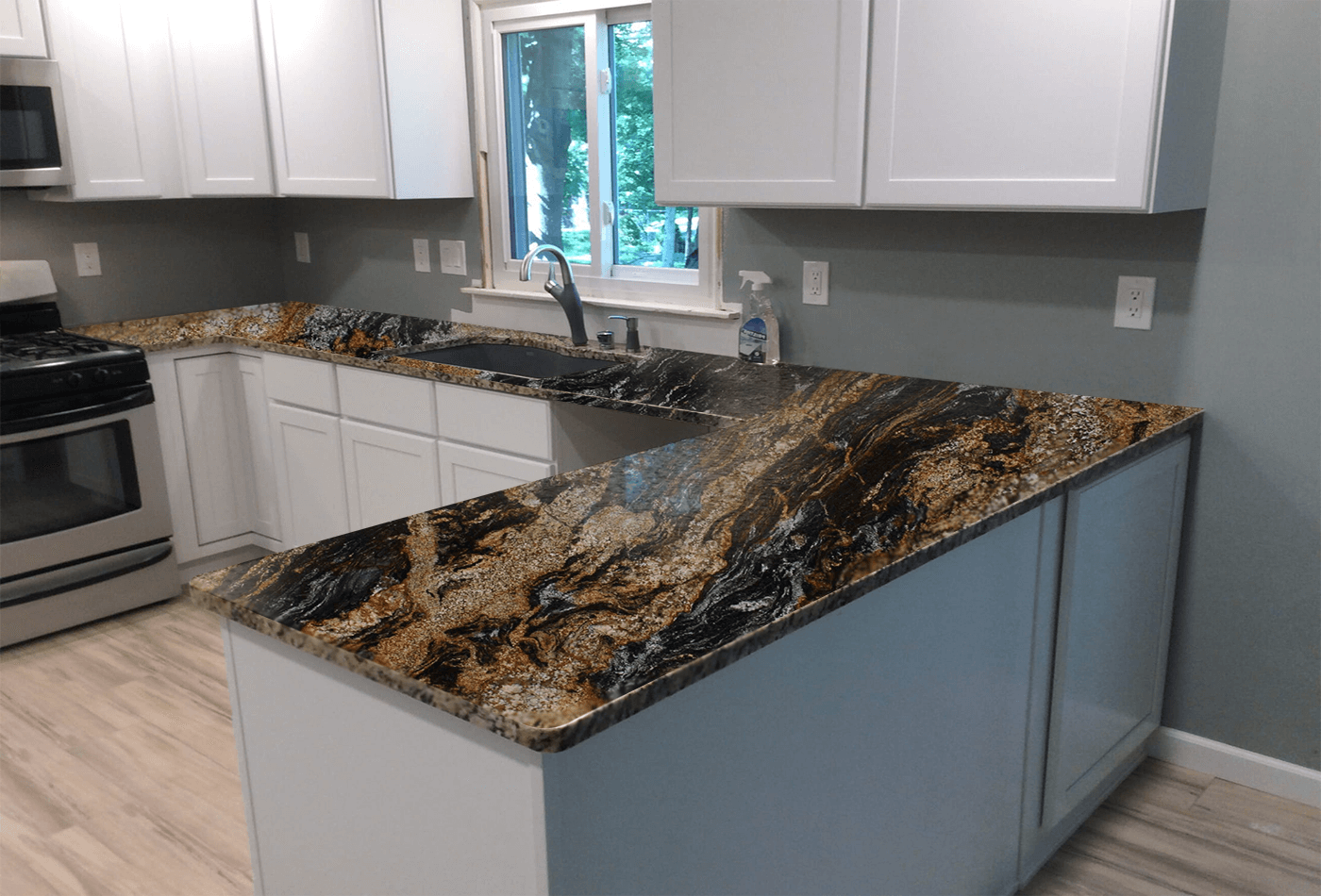 Famous Black And Gold Granite; Magma Gold
