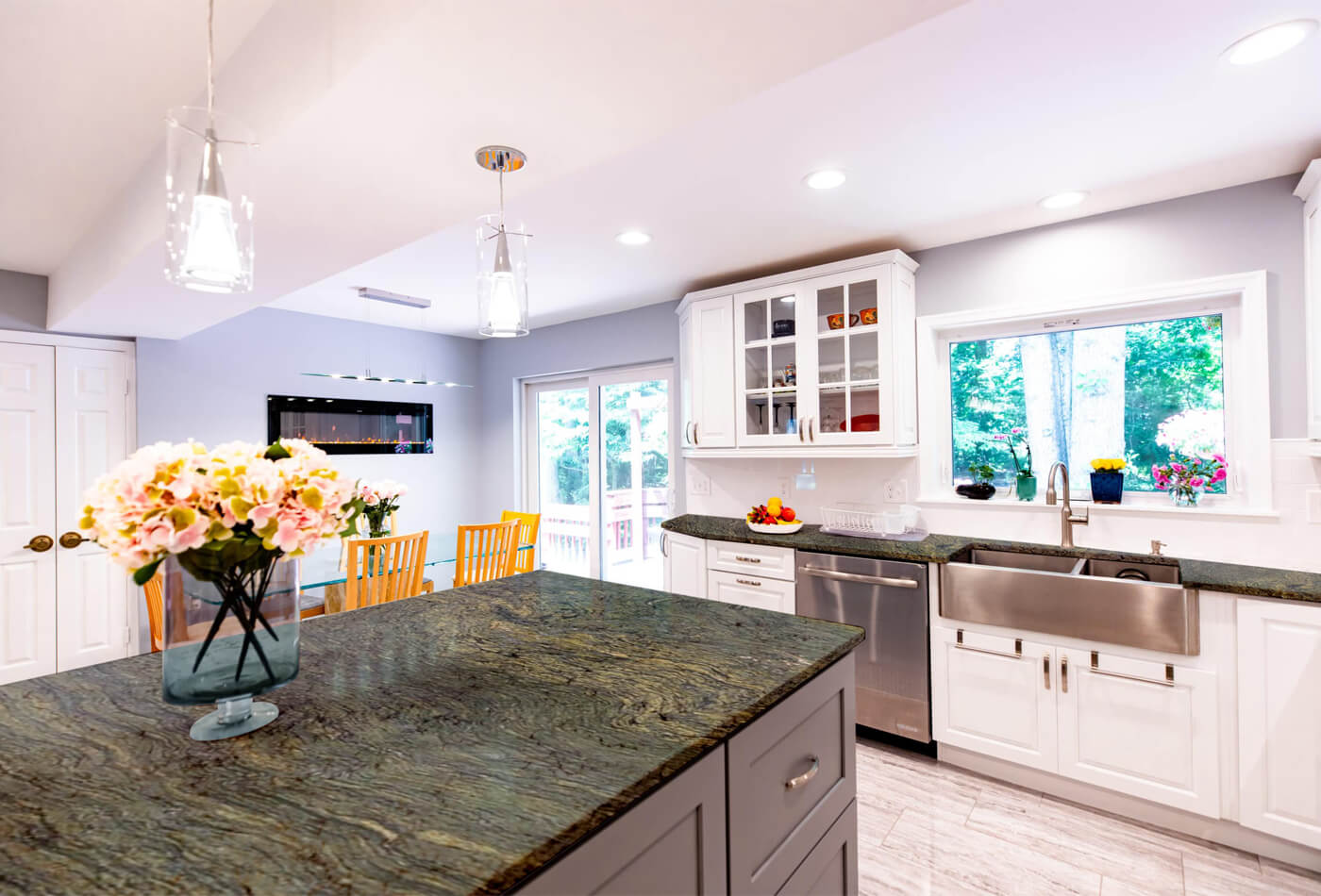 Green Forest Marble For Kitchen Countertops