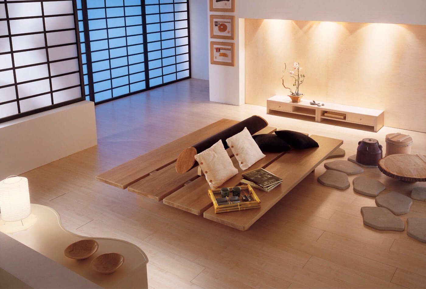 Zen living room Be Furnished On A Budget