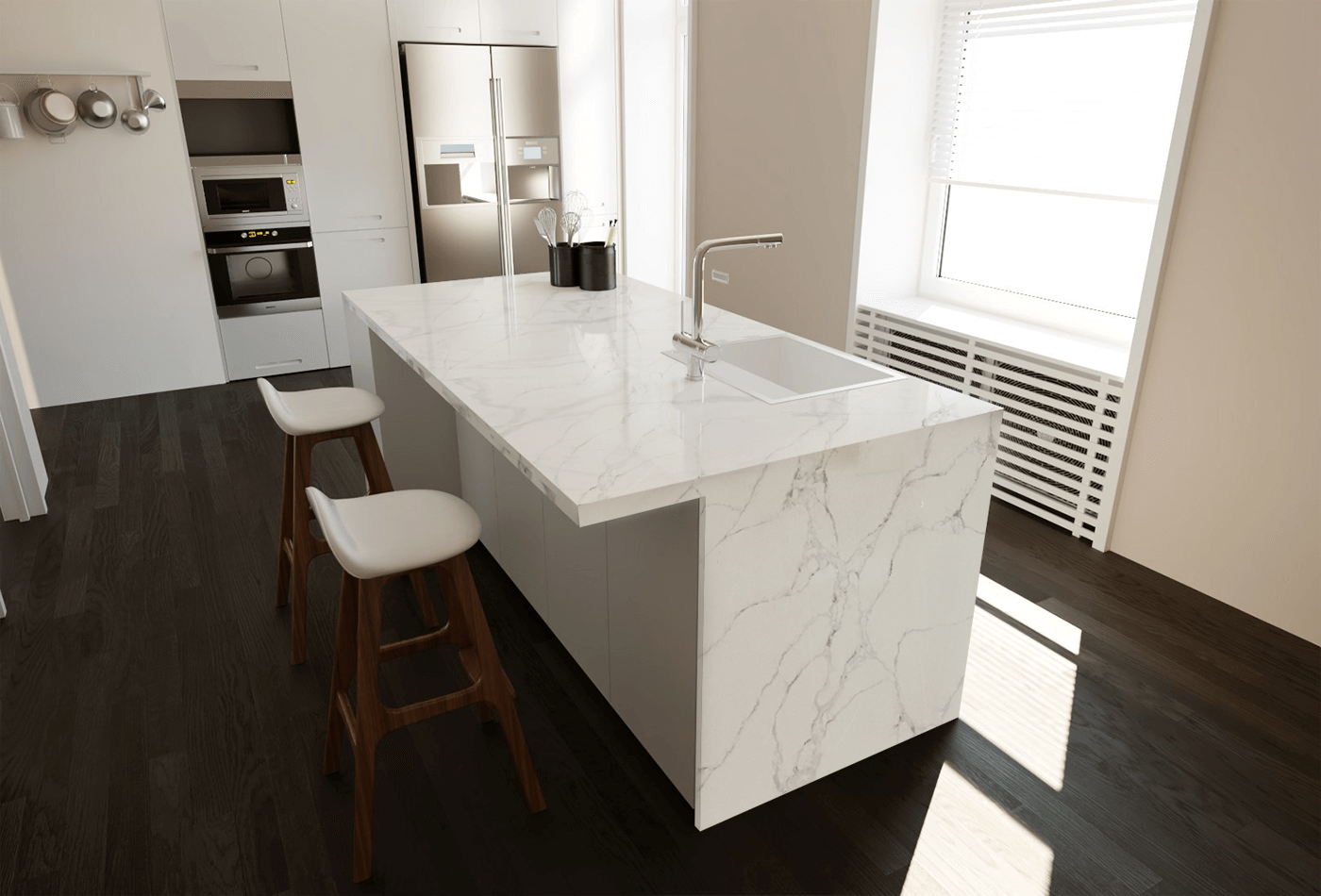 How Do Marble Effect Slabs Outperform Real Marble