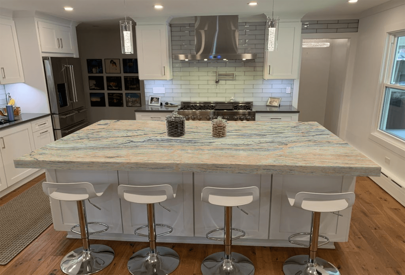 Install Your Best Kitchen Worktops with Mystic Gold Granite; How