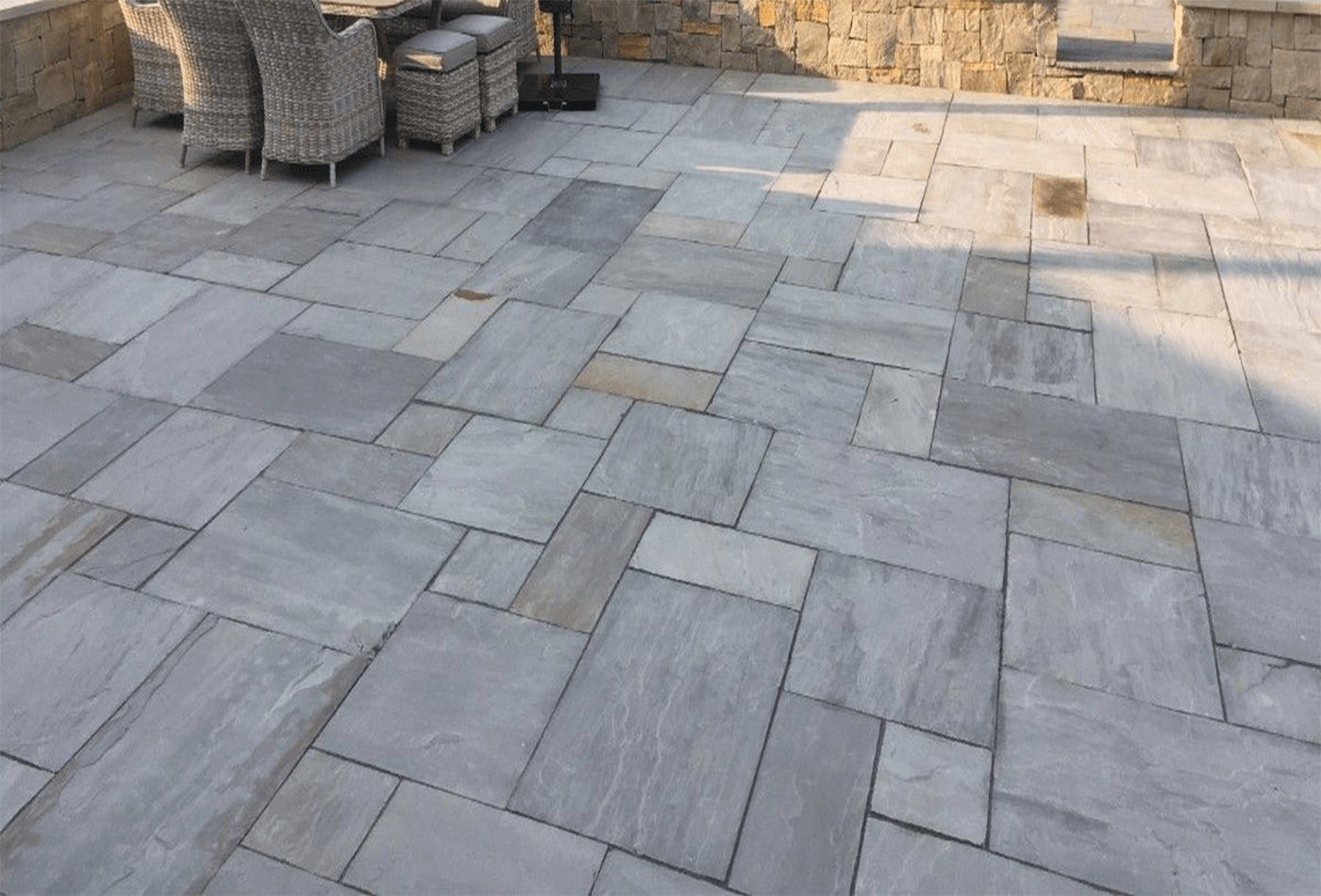 Outdoor Patio Materials With These Beautiful Grey Sandstone