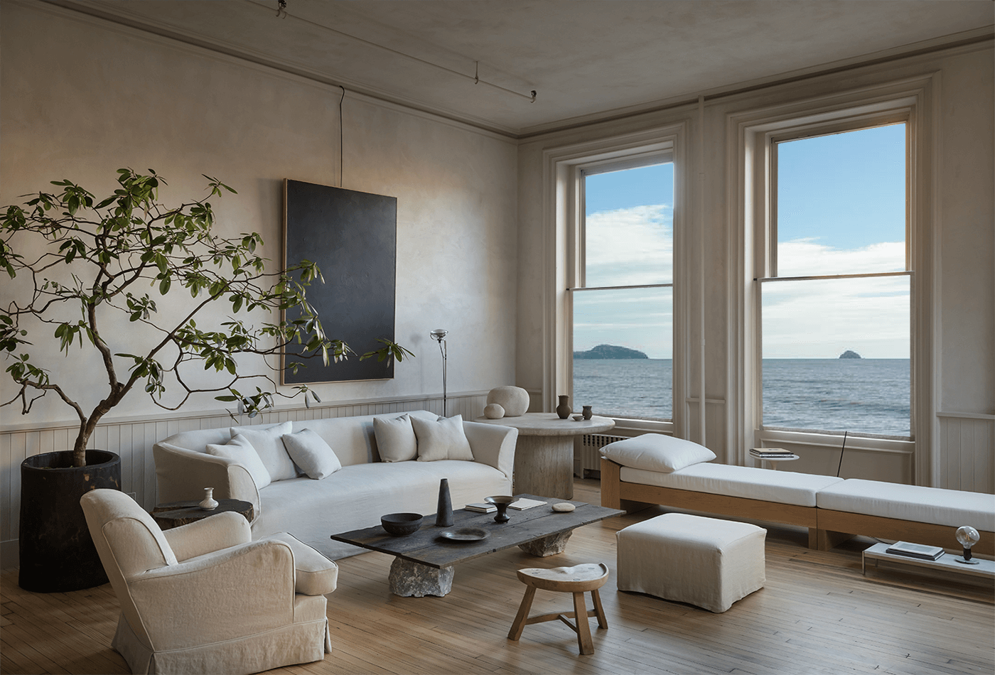 Living Room Facing The Sea Side Locales