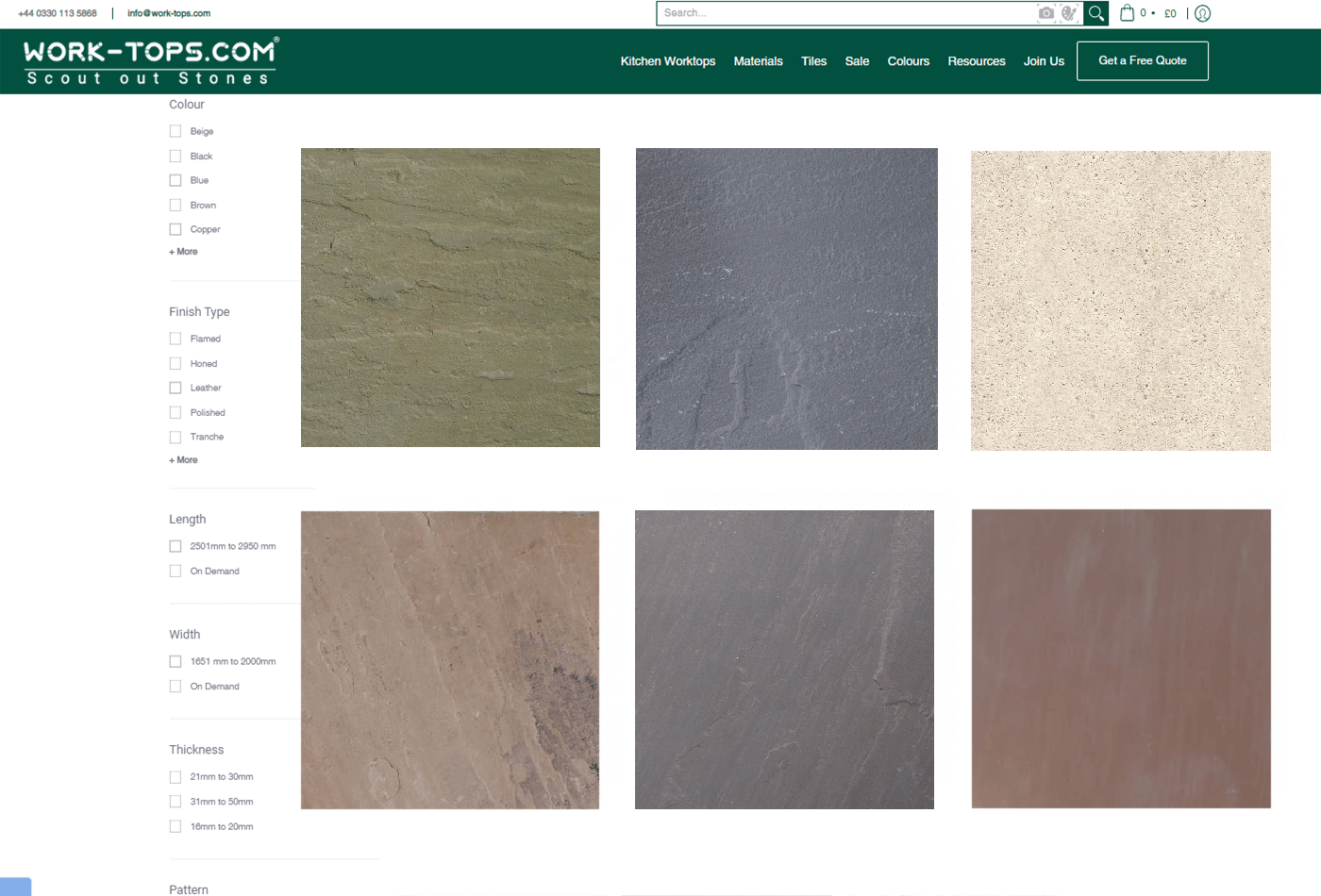 Look At These Other Solid Colour Flooring Stones Too