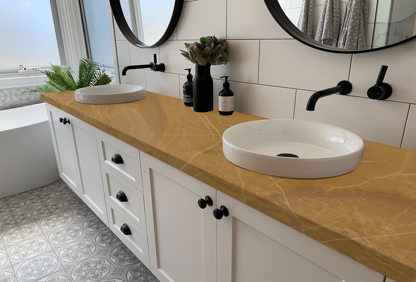 Make a Statement with Yellow Onyx Vanity Top