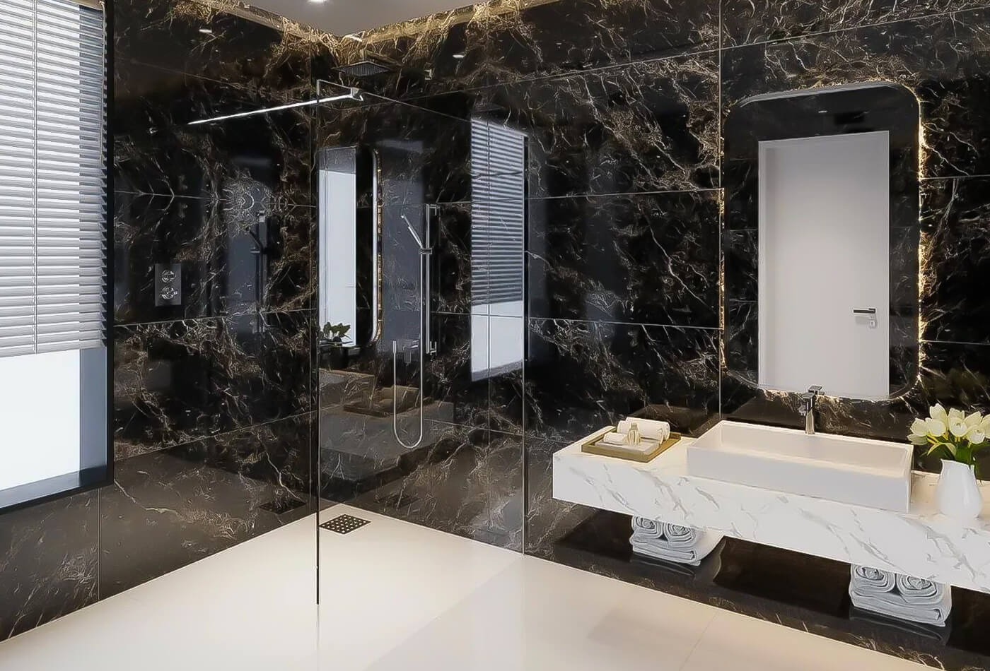 Marble Cladding For Bathrooms