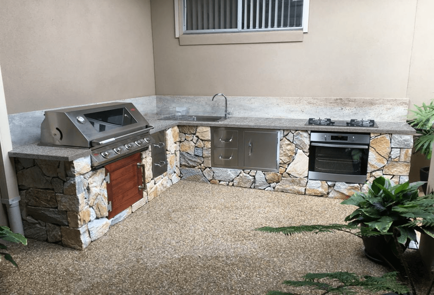 Outdoor Kitchen is Convenient and Desirable