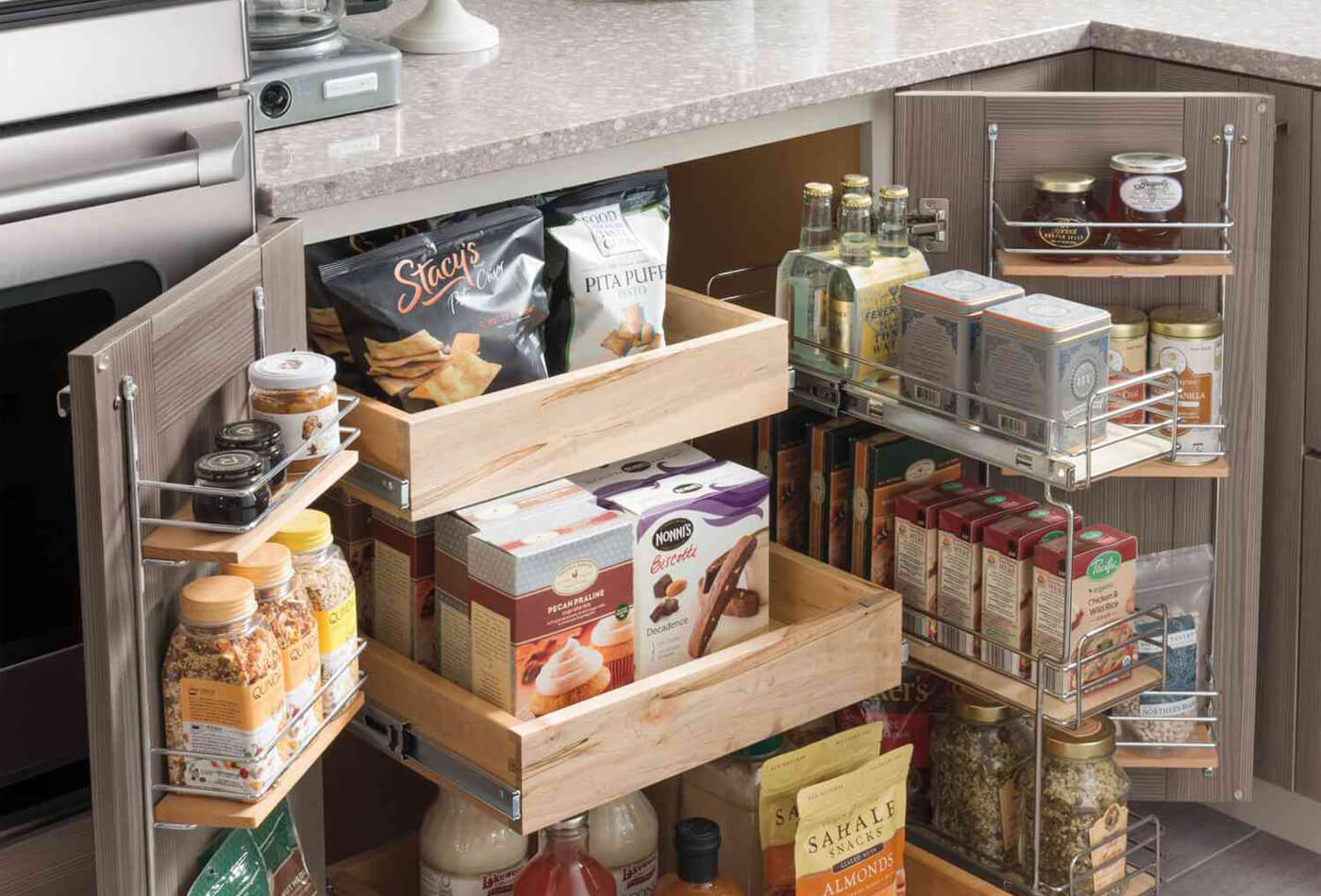 Pull out Pantry Tiny Kitchen