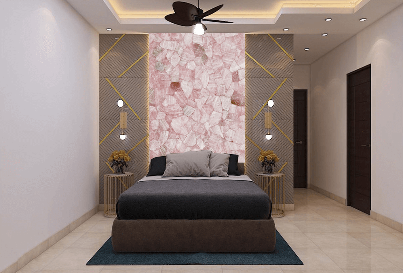 Rose Semi Precious for Your Bedrooms with a Pink Gallery