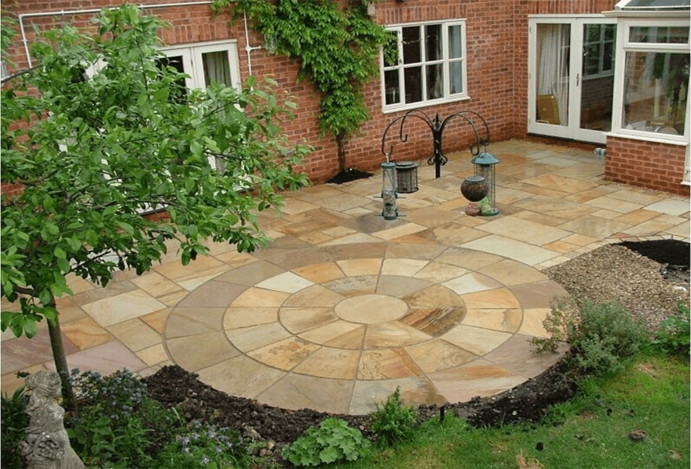 Sandstone Floor Paving - Do You Know Raj Green is Popular in the UK