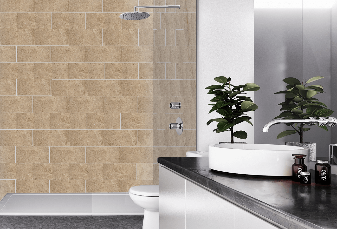 Showcase Your Premium Marble Tiled Shower Walls