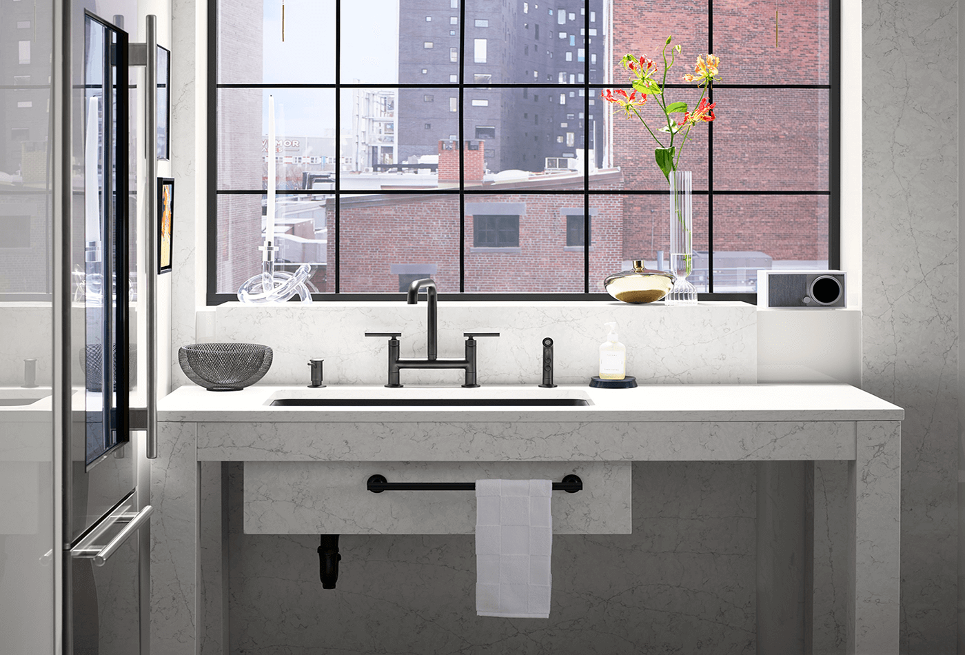 Silestone's Applications extend far beyond the kitchen counter
