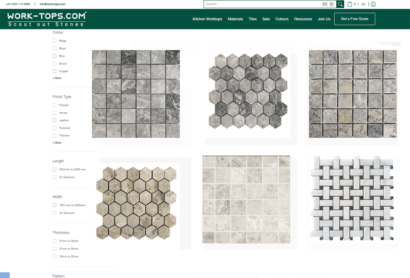 Other Mosaic Tile Products