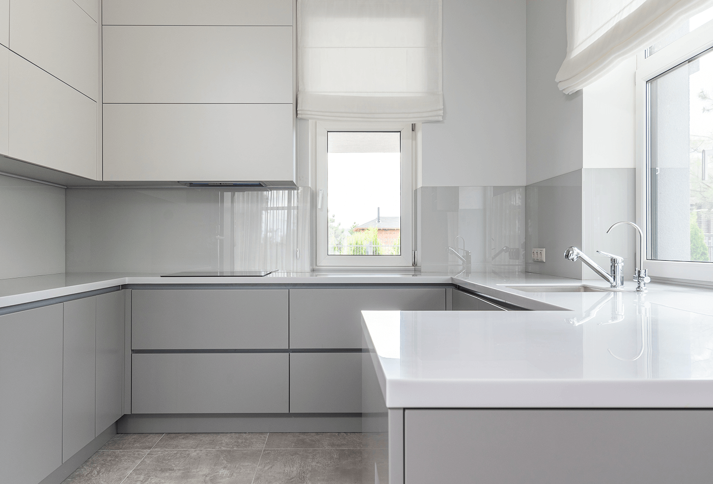 Some Try All White Kitchens