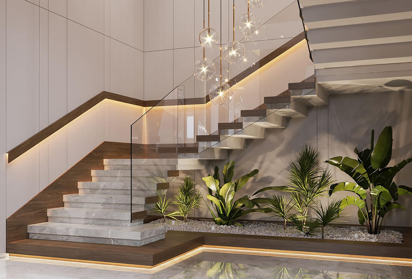 Stylish Decor Ideas For Staircase Landings