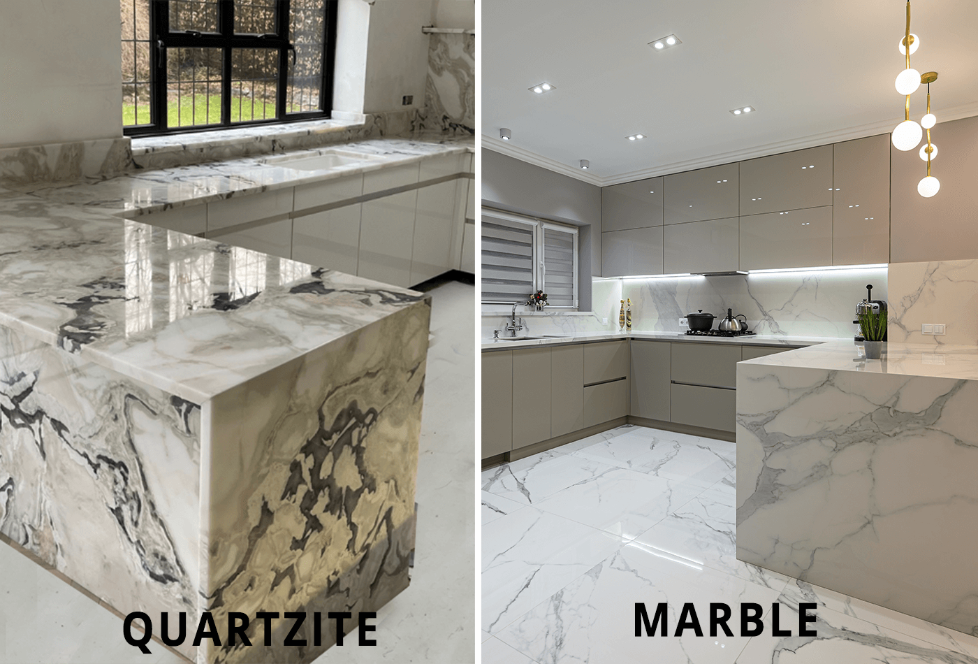 Tell the Difference Between Marble and Quartzite