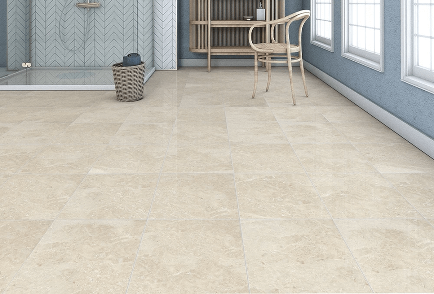 Textured Cappucino Premium Marble For Floor Coverings 