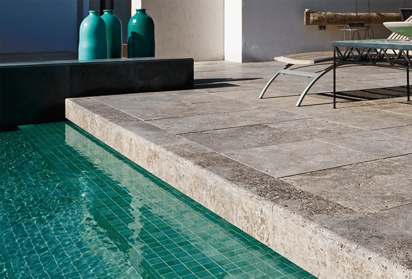 The Texture of Travertine is Non-Slippery