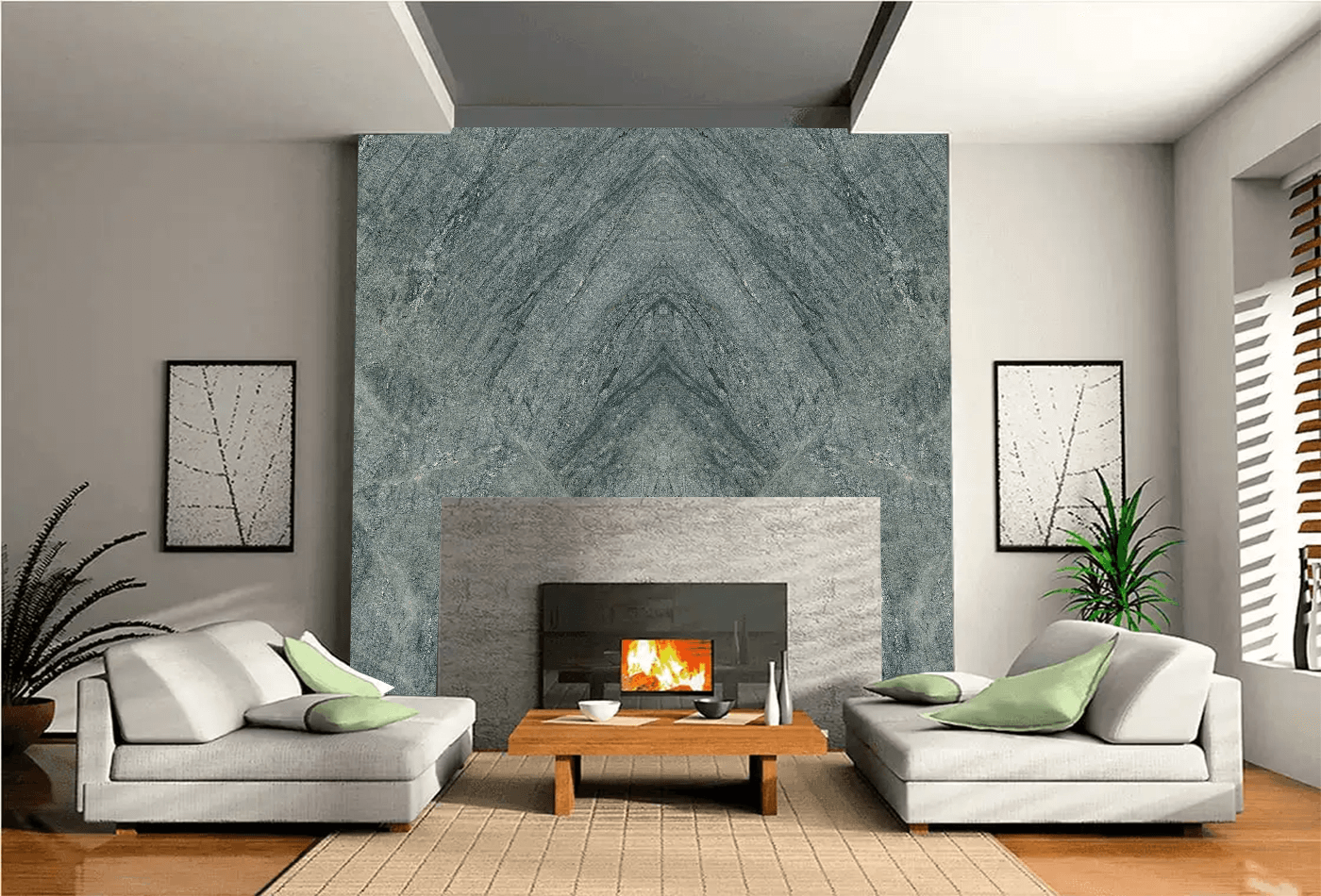 The Versatility of Aquabella Quartzite for Your Living Room Decor