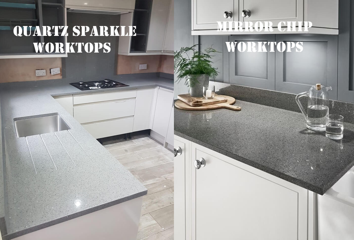 Types of Sparkle Kitchen Worktops
