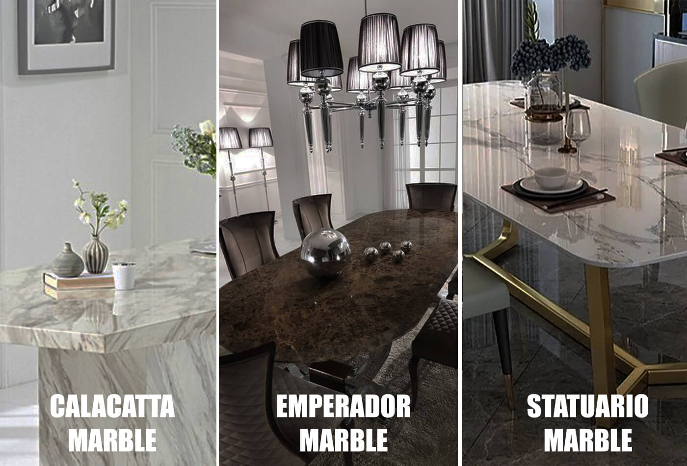 Marble Types For Dining Table