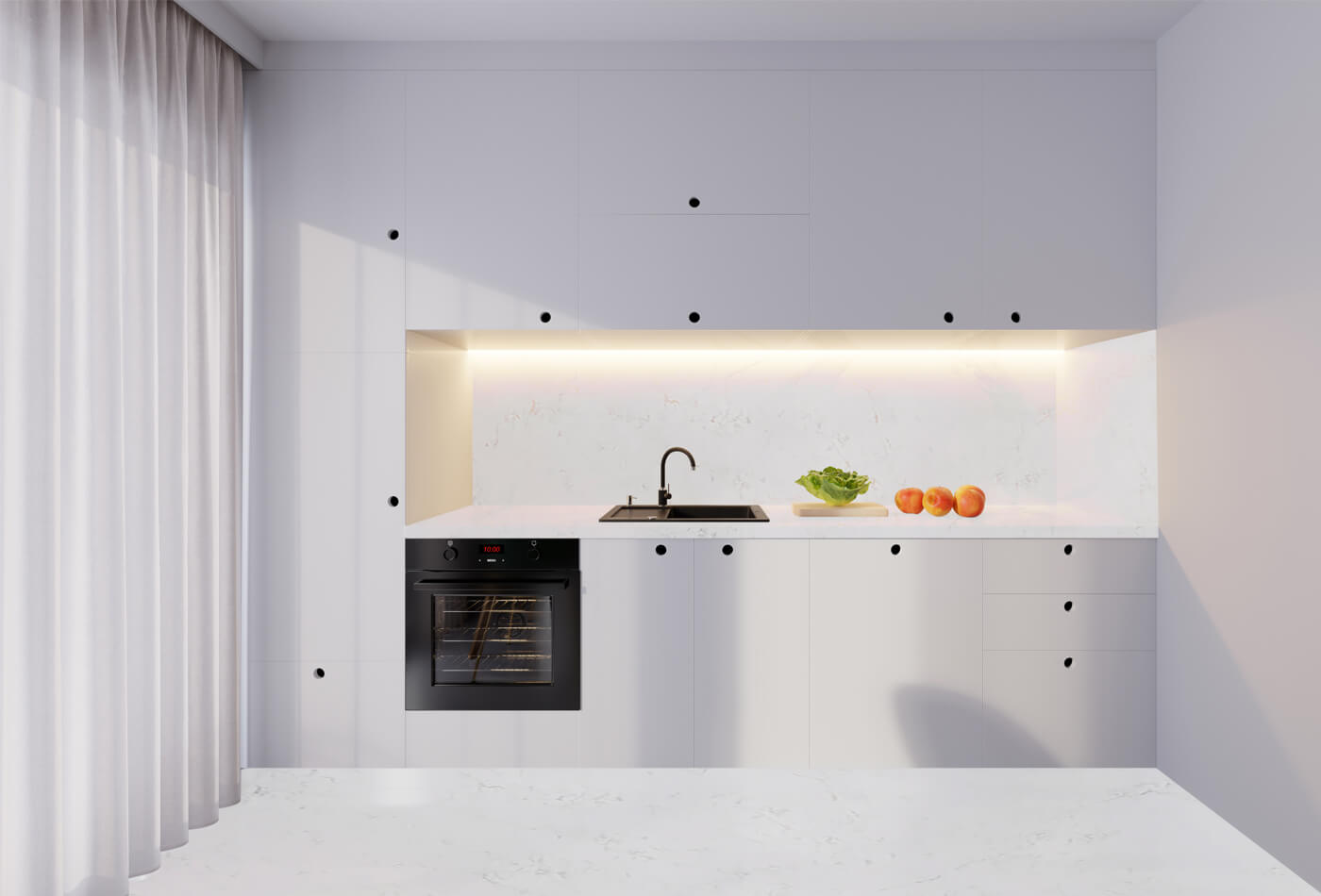 White Kitchen Splashbacks To Shower Floors, Use It For Anything