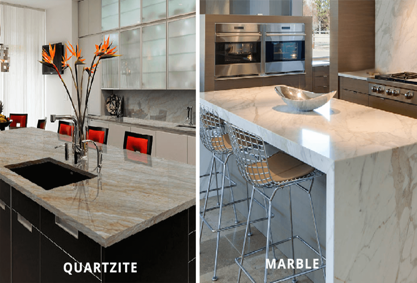 quartzite and marble