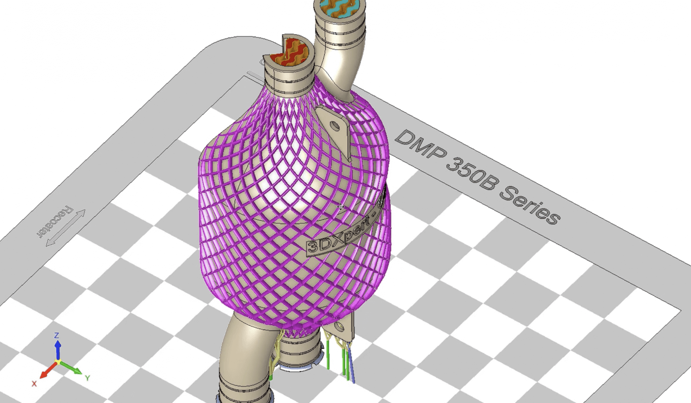 Heat exchanger designed in 3DXpert