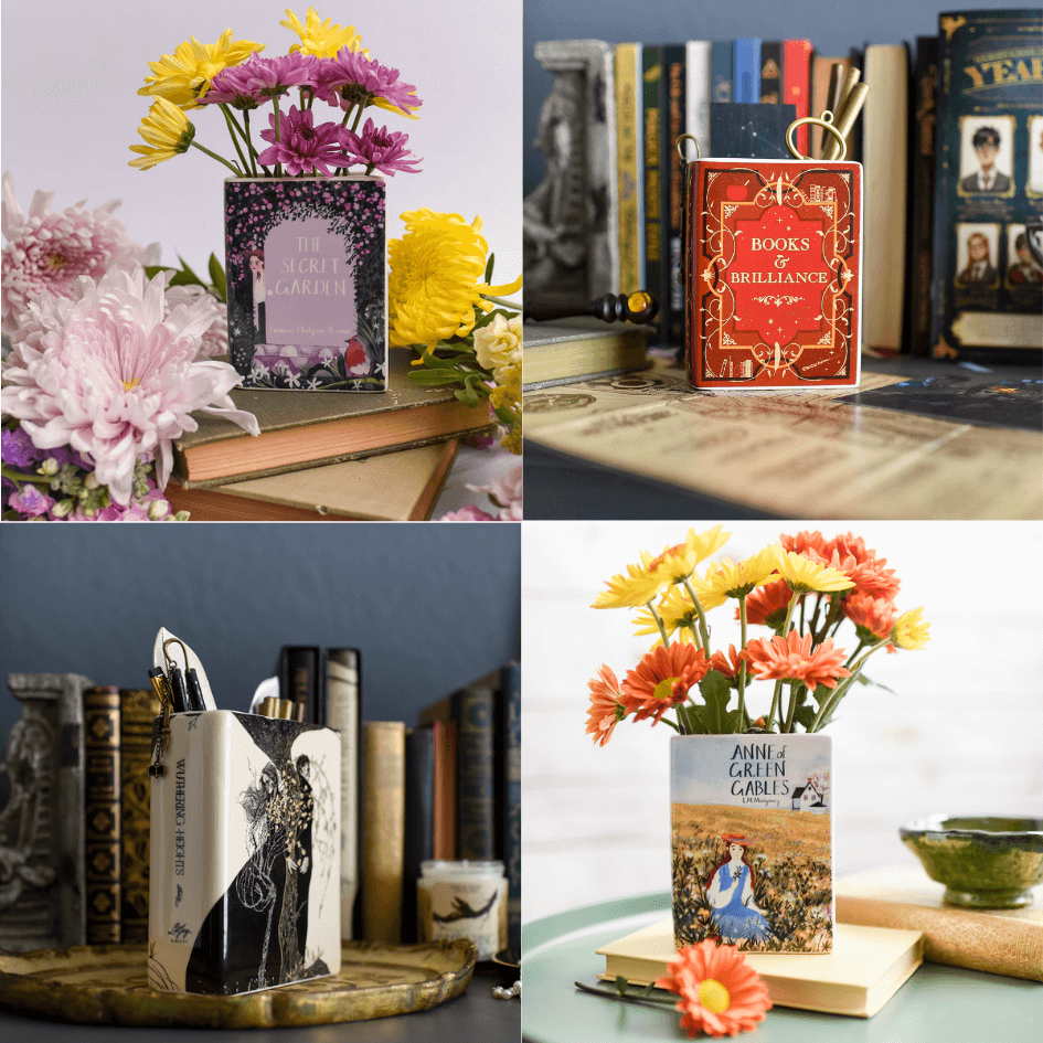 Bookish Mother's Day Book Vase Collection sold by LitJoy Crate