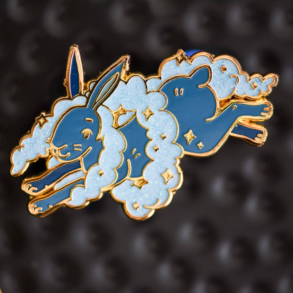 Hare Magical Animal Familiar Enamel Pin sold by LitJoy