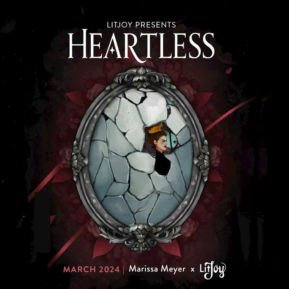 Heartless Annotated Special Edition vibe-broken mirror with piece missing to show Catherine as Queen of Hearts