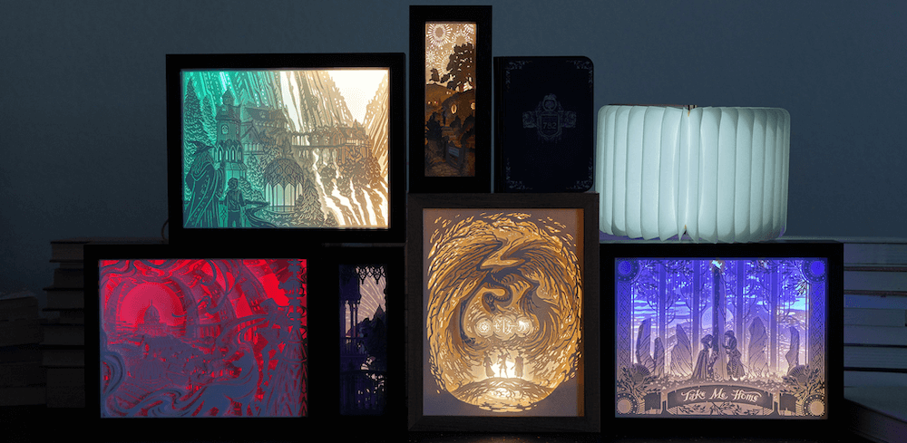 Lightbox and Book Lamp Collection sold by LitJoy Crate