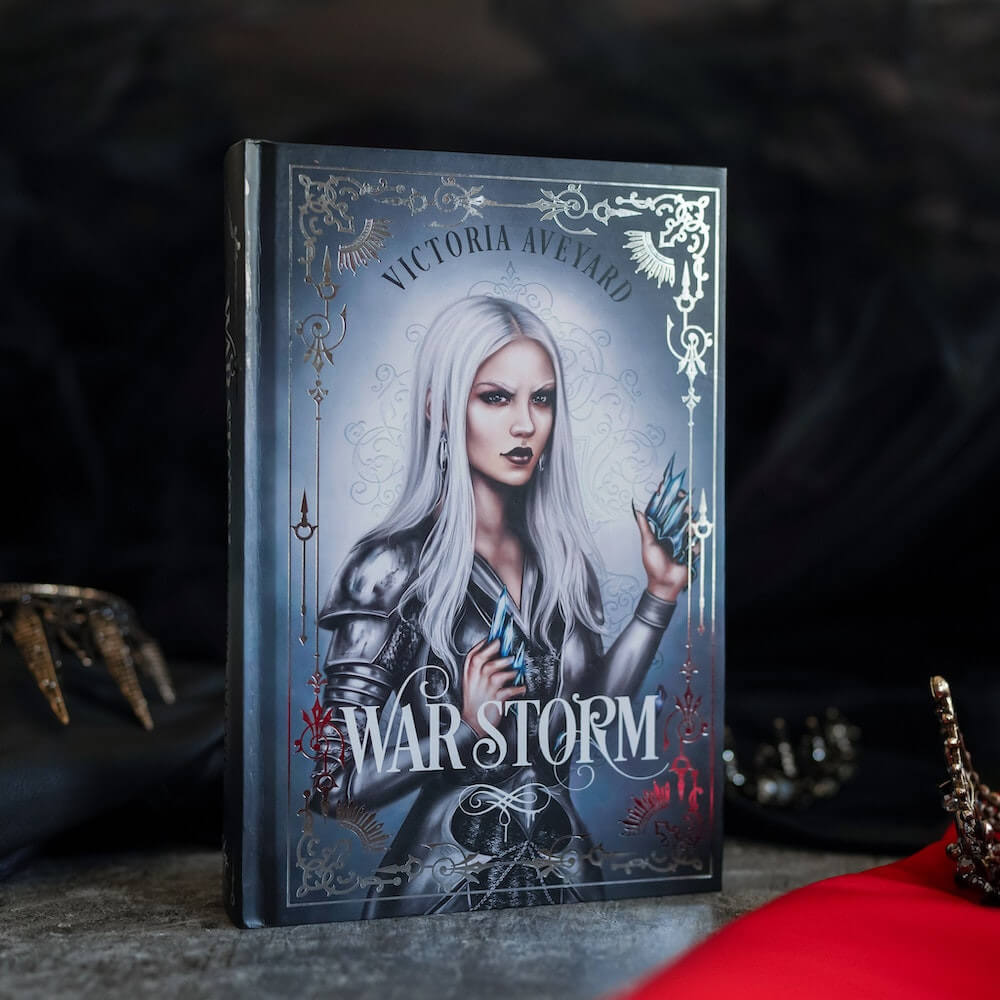 Evangeline gets her own cover on book 4 War Storm of LitJoy's Red Queen series