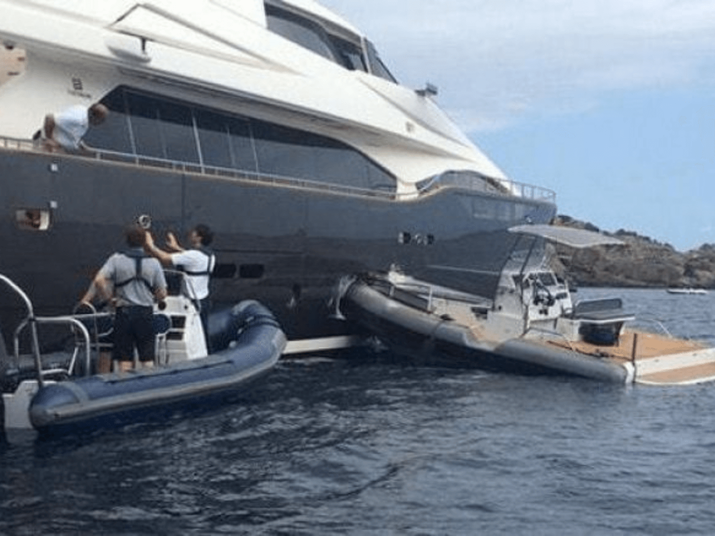 yacht accident  