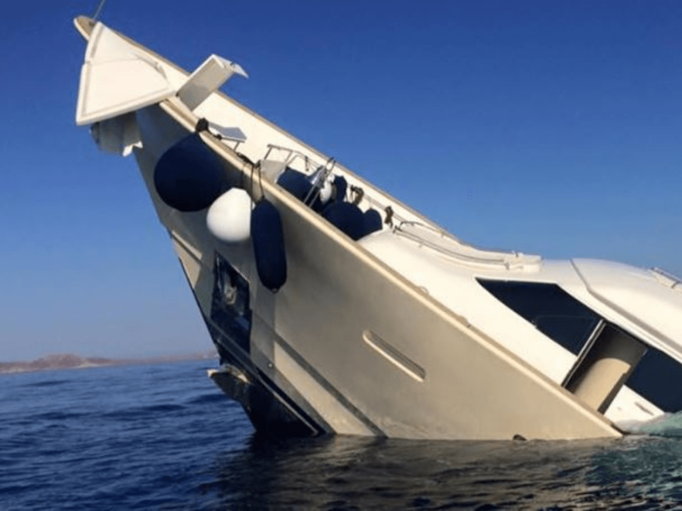 accident de yacht