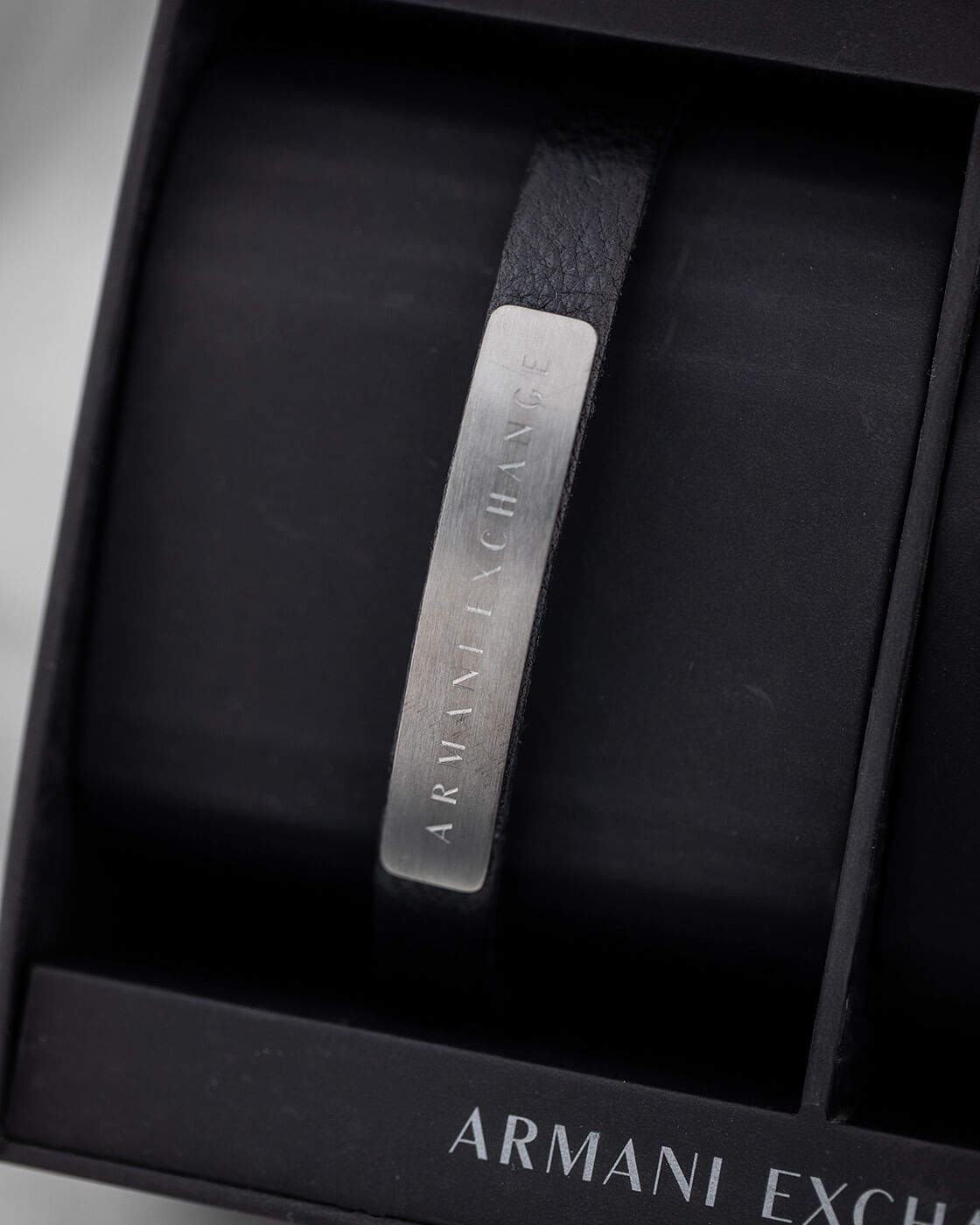 Armani Exchange Hampton Box Set | Leather Bracelet Cuff