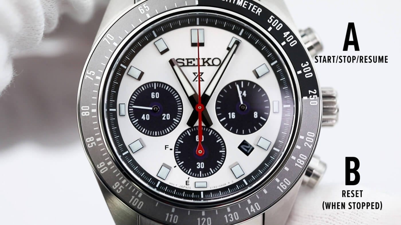 How to use a chronograph watch