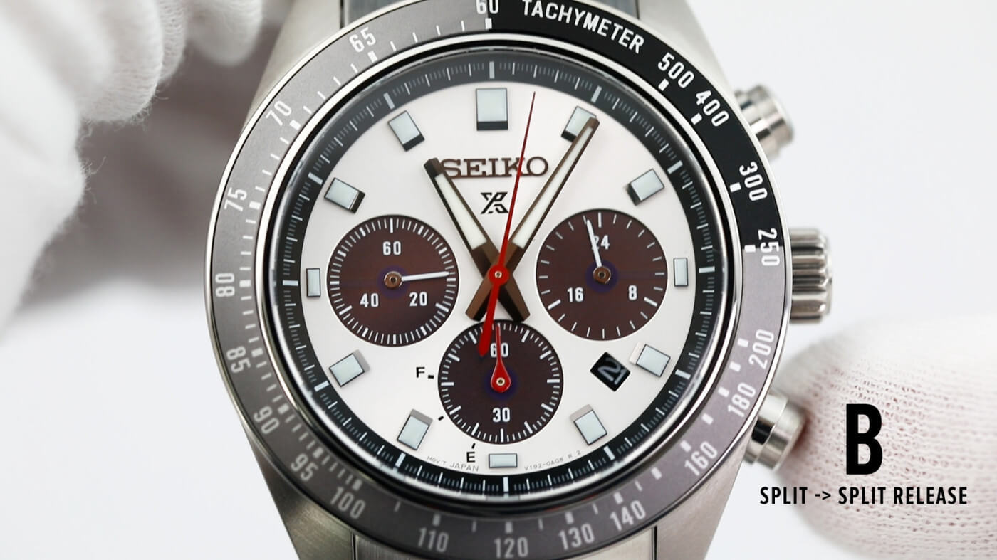 How a chronograph watch works | How to record splits with a chronograph watch