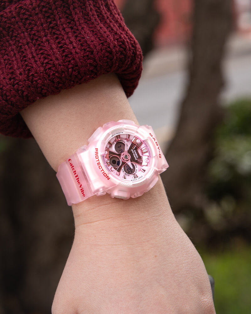 Pink Baby-G watch